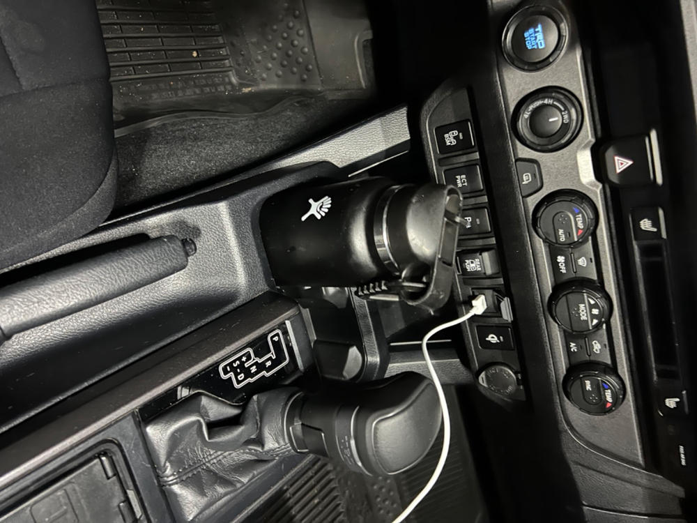 AJT Designs Oversize Cup Holder For Tacoma (2016-2023) - Customer Photo From Jonathan R.
