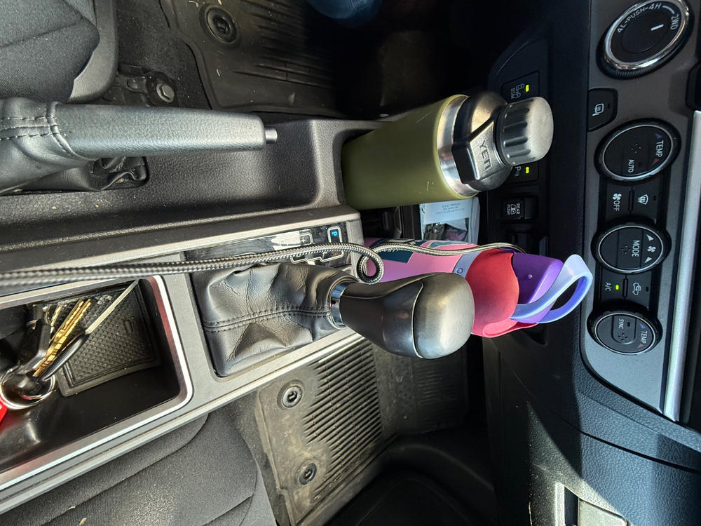 AJT Designs Oversize Cup Holder For Tacoma (2016-2023) - Customer Photo From MICHAEL ELLIS