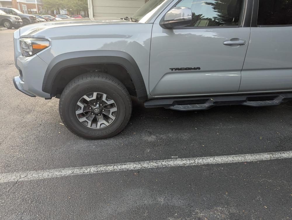 Aluminum Valve Stem Caps For Tacoma (2005-2025) - Customer Photo From John Galvin
