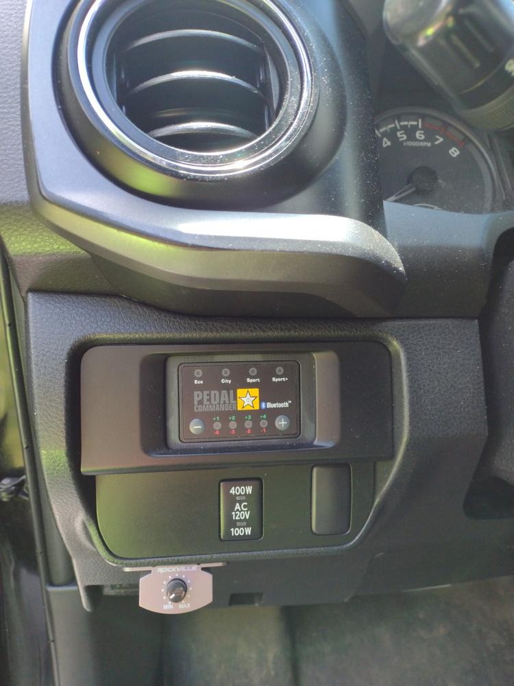 Pedal Commander Cubby Mount For Tacoma (2016-2023) - Customer Photo From Brian Dacey