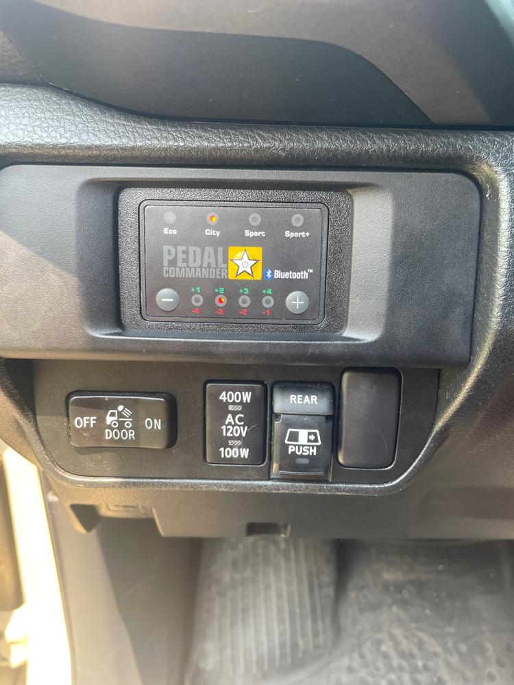 Pedal Commander Cubby Mount For Tacoma (2016-2023) - Customer Photo From Sara