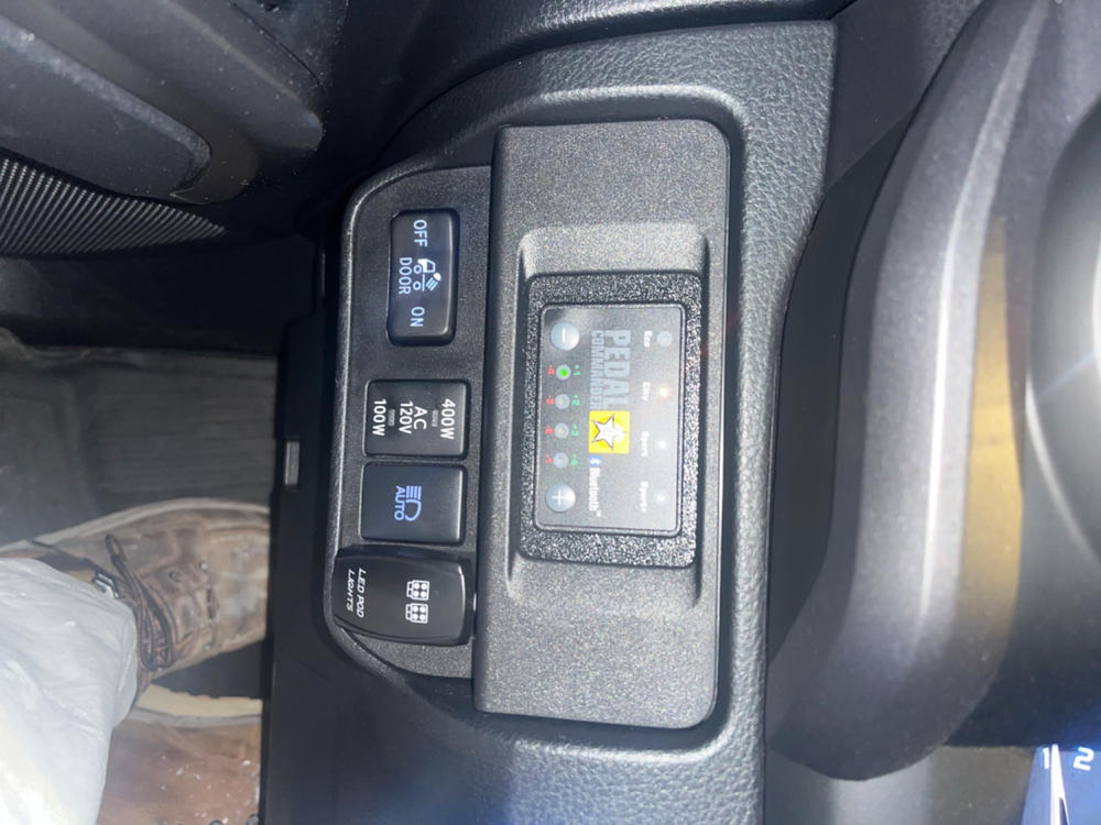 Pedal Commander Cubby Mount For Tacoma (2016-2023) - Customer Photo From Esteban M.
