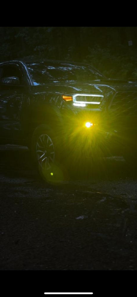 AlphaRex Universal Toyota Dual Color LED Projector Fog Lights (2010-2023) - Customer Photo From Dzitsiuk