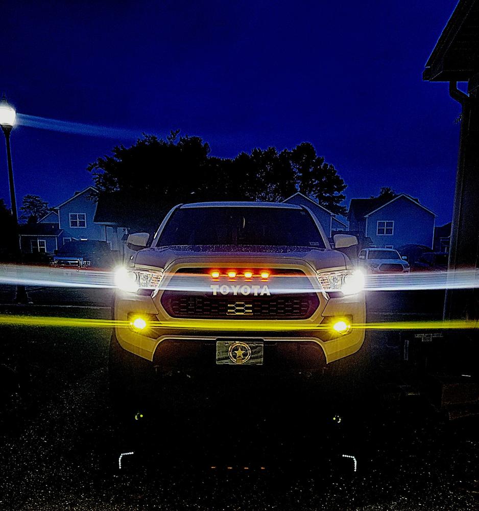 AlphaRex Universal Toyota Dual Color LED Projector Fog Lights (2010-2023) - Customer Photo From Roger D.