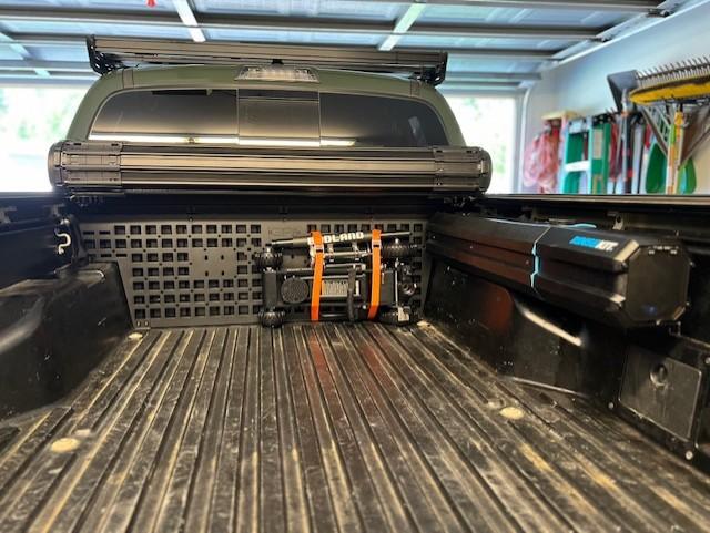 Body Armor Front Bed Molle System For Tacoma (2005-2023) - Customer Photo From Cody D.