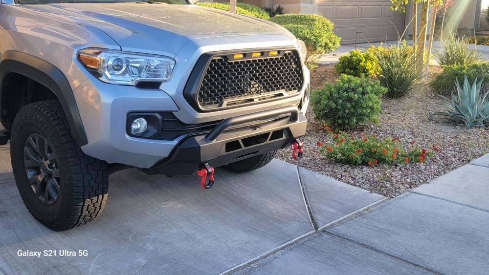 Body Armor Hiline Front Winch Bumper For Tacoma (2016-2023) - Customer Photo From Julio M.