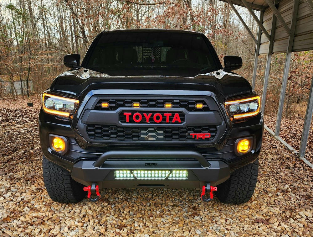 Body Armor Hiline Front Winch Bumper For Tacoma (2016-2023) - Customer Photo From John S.