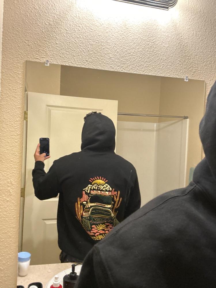Rayco Design x Tacoma Lifestyle For The Roaming Soul Black Hoodie - Customer Photo From David L.
