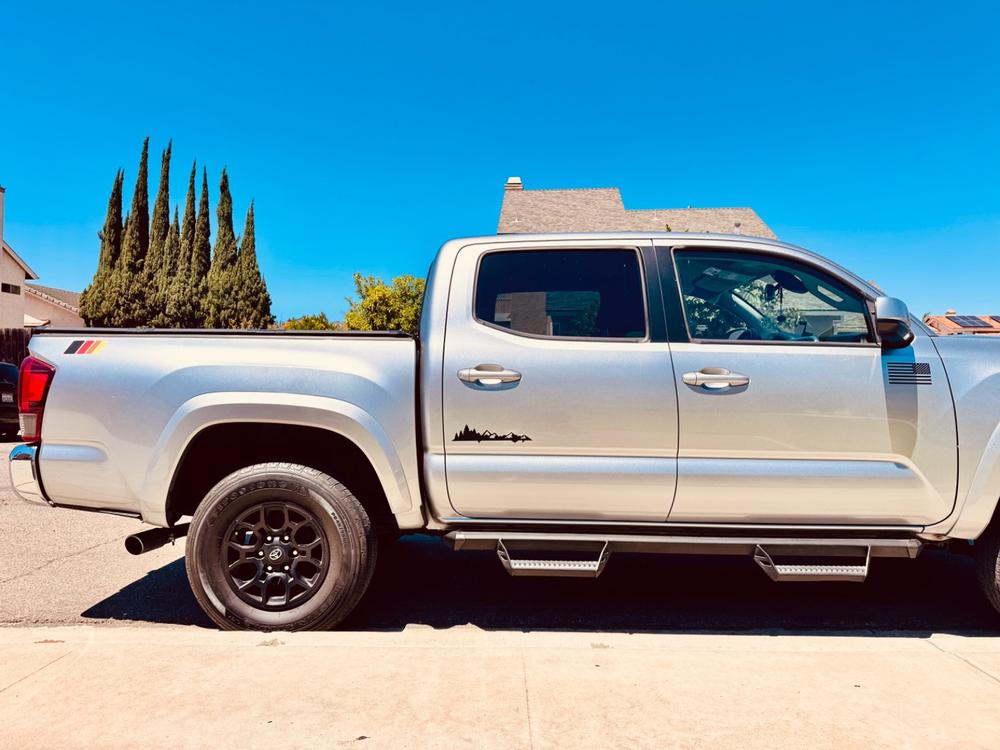 Tacoma Lifestyle Mountain Range Decal For Tacoma (2016-2024) - Customer Photo From Joe Villalino