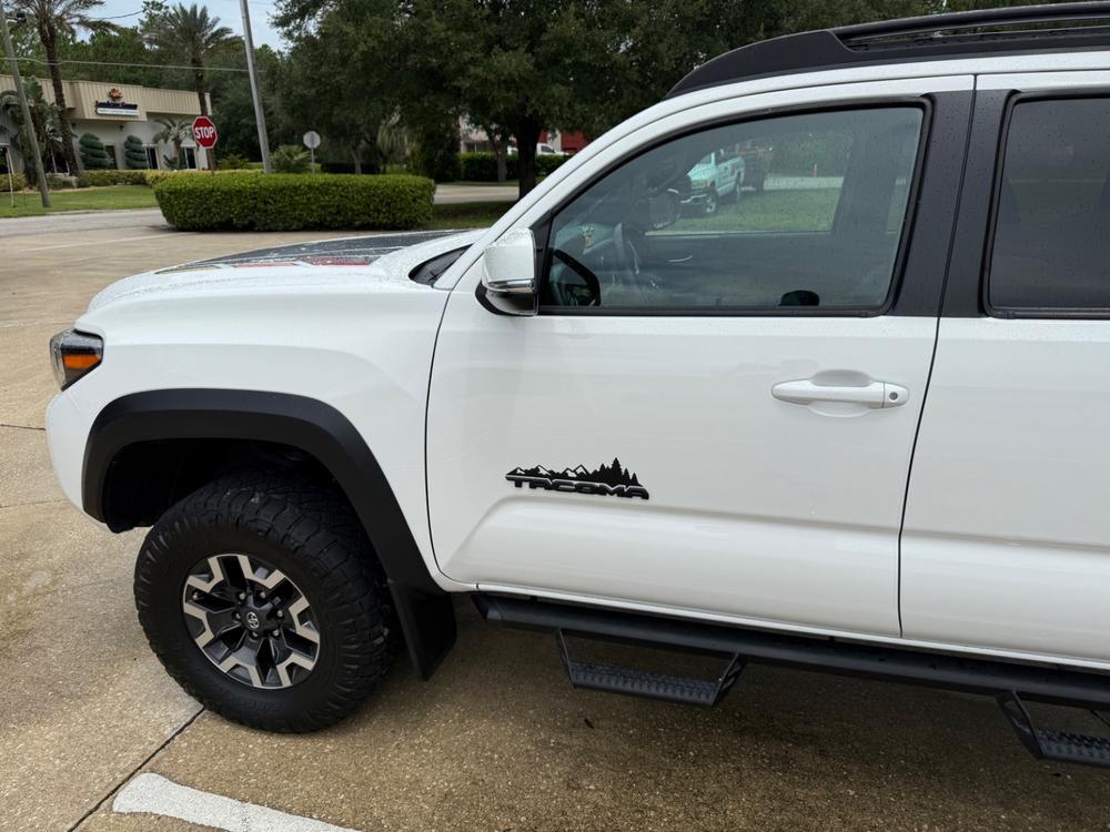 Tacoma Lifestyle Mountain Range Decal For Tacoma (2016-2024) - Customer Photo From Frank Barbuti