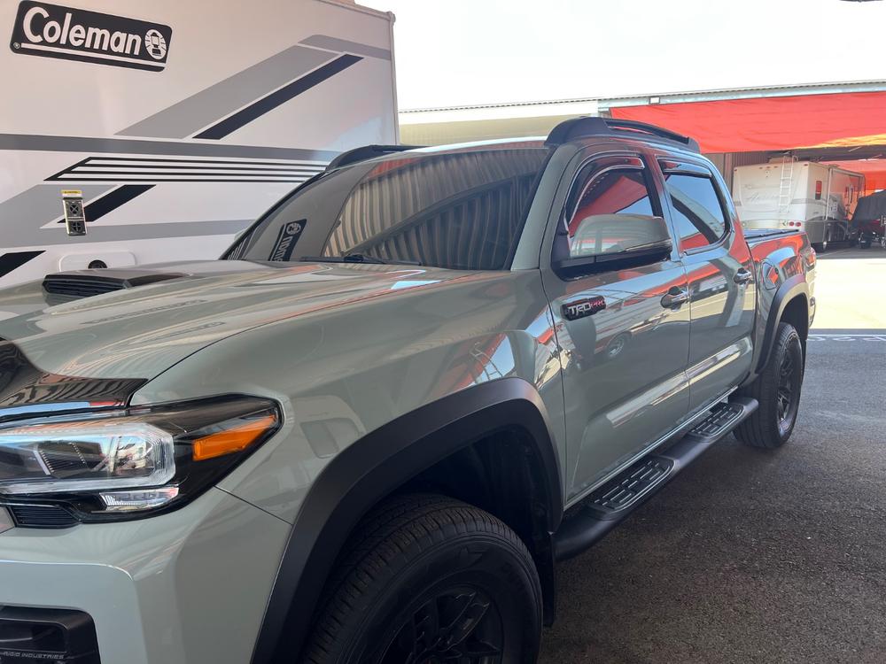 Carven Exhaust 3.5L Cat-Back Ceramic Coated Black 4.0” Single Tip For Tacoma (2016-2023) - Customer Photo From Marie Laffoon