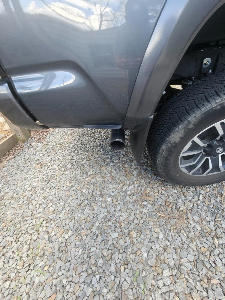 Carven Exhaust 3.5L Cat-Back Ceramic Coated Black 4.0” Single Tip For Tacoma (2016-2023) - Customer Photo From Byron Pursifull