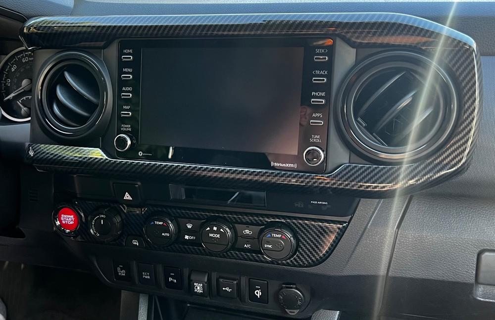 Center Console Overlays For Tacoma (2016-2023) - Customer Photo From Dylan McCoy