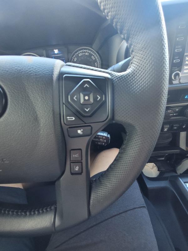 Meso Customs Steering Wheel Blackout Surround For Tacoma (2016-2023) - Customer Photo From Anthony J.