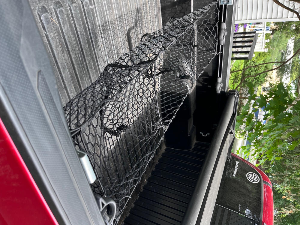 Bed Storage Net For Tacoma (1996-2025) - Customer Photo From Mike Barosso