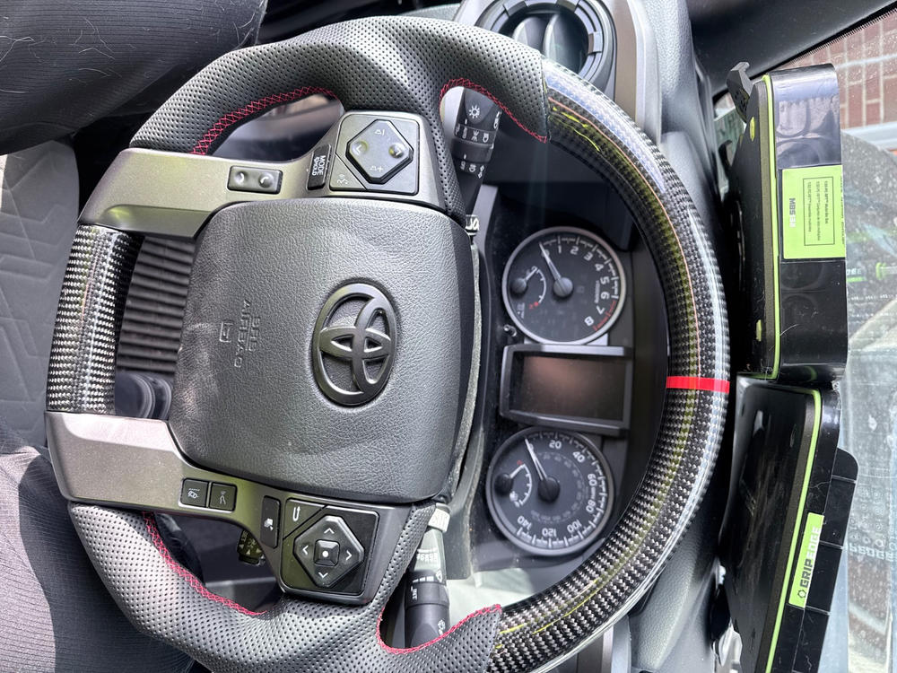 Carbon Fiber Steering Wheel For Tacoma (2012-2023) - Customer Photo From Alex Flores