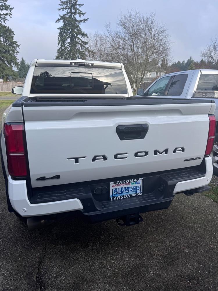 Tufskinz Tailgate Inserts For Tacoma (2024-Current) - Customer Photo From William McGuire