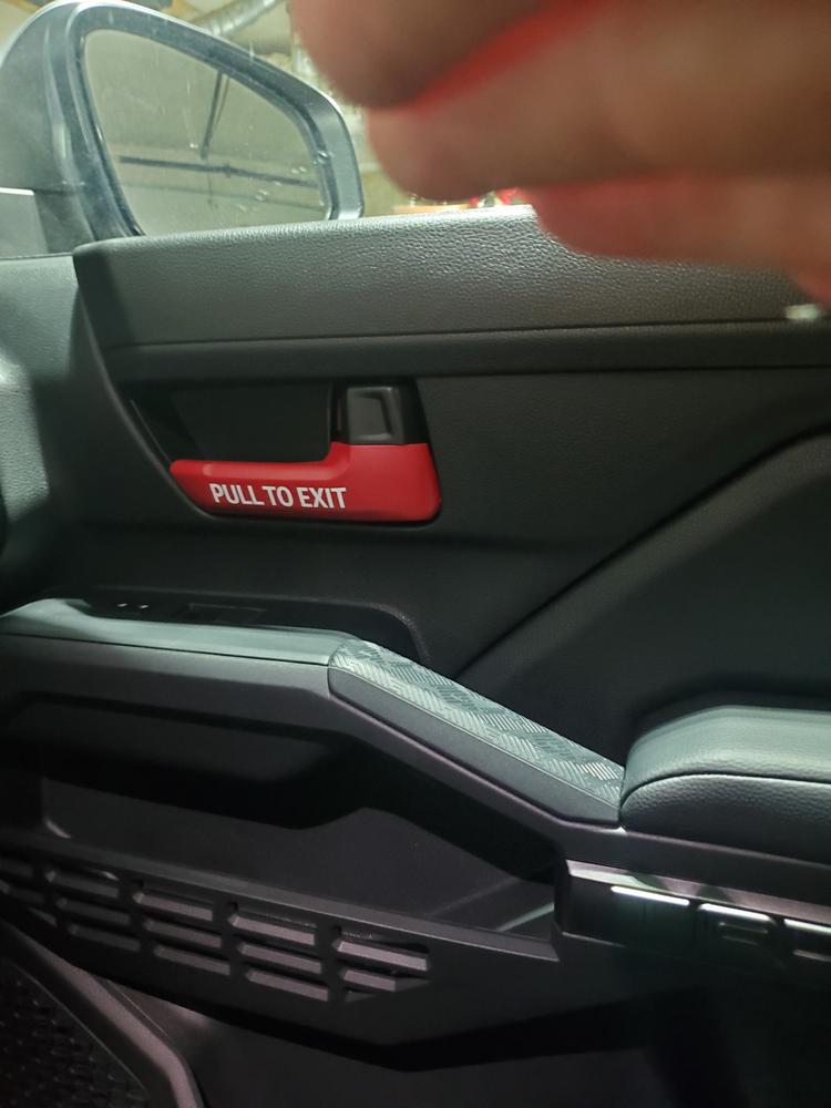 AJT Design Door Handle Covers For Tacoma (2024-Current) - Customer Photo From Joel