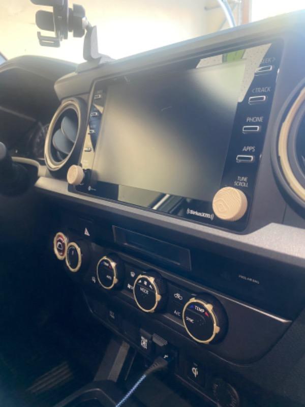 Mace MFG Topo Volume Knob For Tacoma (2016-2024) - Customer Photo From Ashley N.