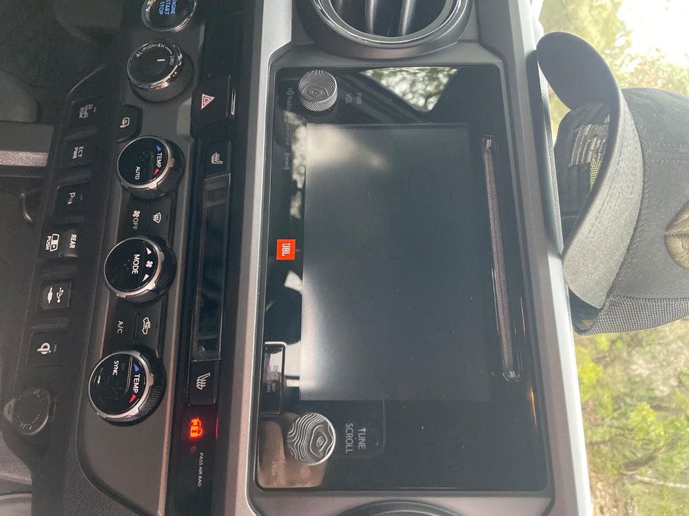 Mace MFG Topo Volume Knob For Tacoma (2016-2024) - Customer Photo From Zackary Henson