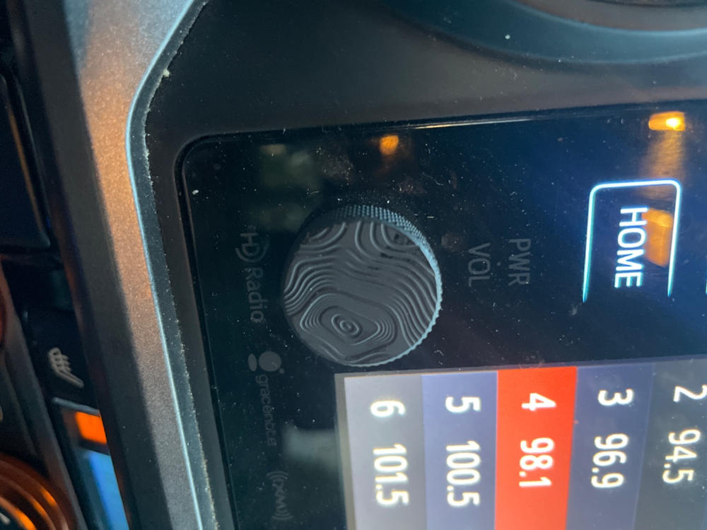 Mace MFG Topo Volume Knob For Tacoma (2016-2024) - Customer Photo From Joe B.