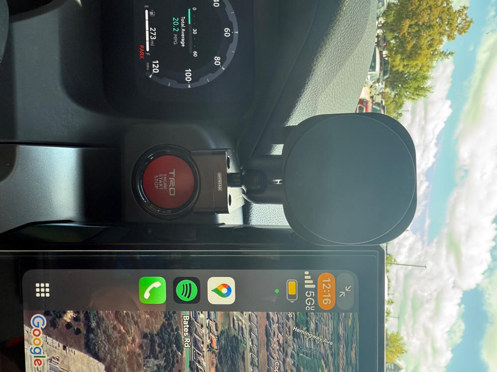 Offroam Phone Mount For Tacoma (2024-Current) - Customer Photo From Vidal Cruz