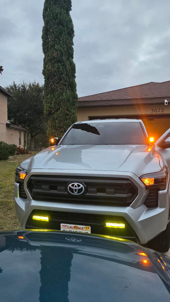 Cali Raised Ditch Light Bracket Kit For Tacoma (2024-Current) - Customer Photo From Juan Cancino