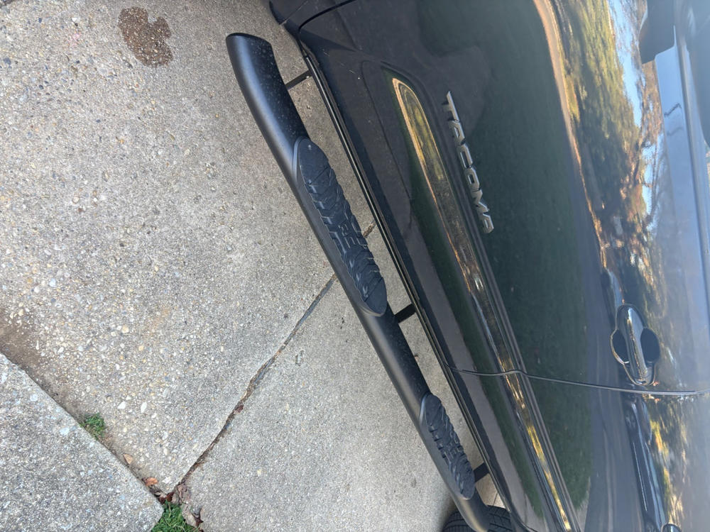 Rough Country Oval Nerf Step For Tacoma (2005-2023) - Customer Photo From John Fitz