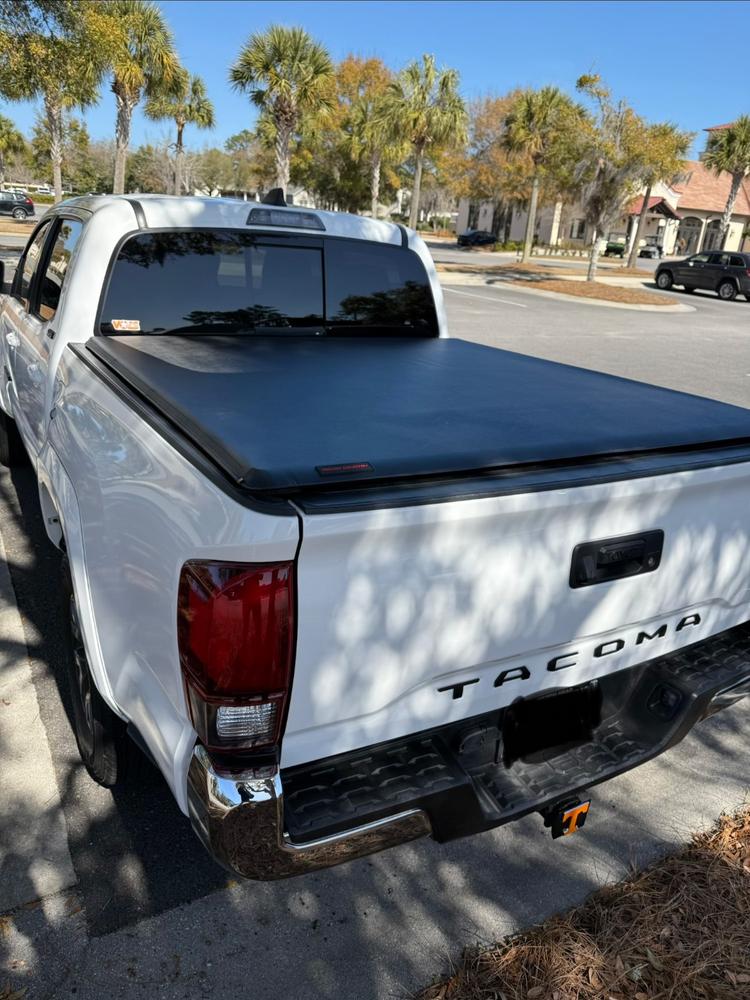 Rough Country Soft Roll Up Bed Cover For Tacoma (2016-2023) - Customer Photo From Devin Rogers