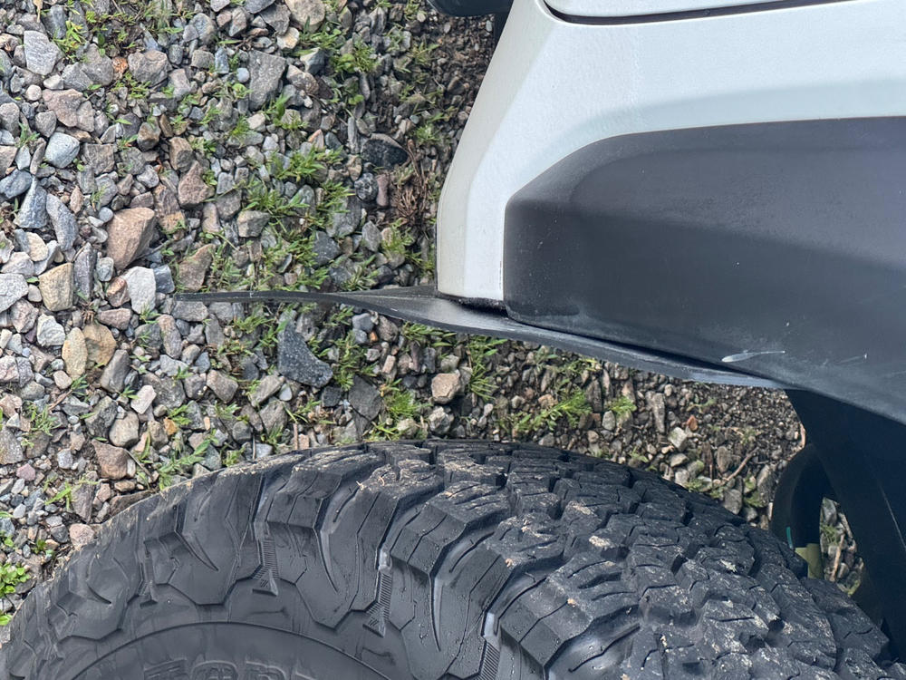 ARK TriXpoly Mid-Mudflaps For Tacoma (2024-Current) - Customer Photo From Hunter Mashak