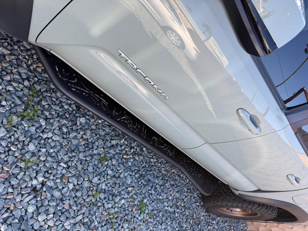 Tacoma Lifestyle Alpine Series Bolt-On Rock Sliders For Tacoma (2005-2023) - Customer Photo From Colby Smith