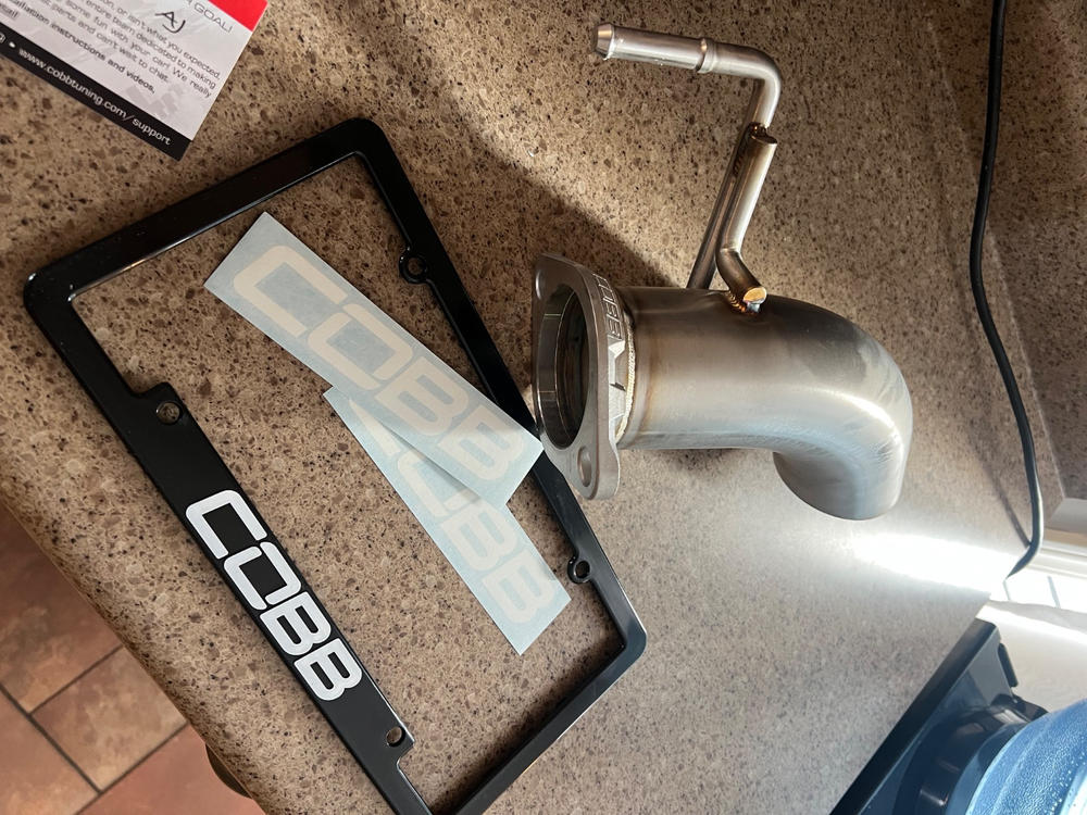 Cobb High Clearance Exhaust Turndown For Tacoma (2024-Current) - Customer Photo From Cody 2366769 Alberta LTD Sugrue