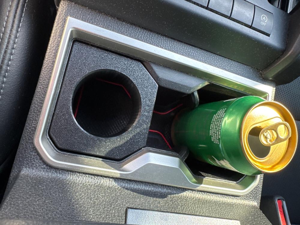 Tacoma Lifestyle Skinny Can Holder For Tacoma (2024-Current) - Customer Photo From Steven Oxford
