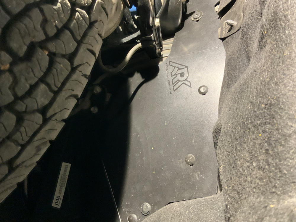 ARK TriXpoly Splash Guards For Tacoma (2024-Current) - Customer Photo From Michael Reid