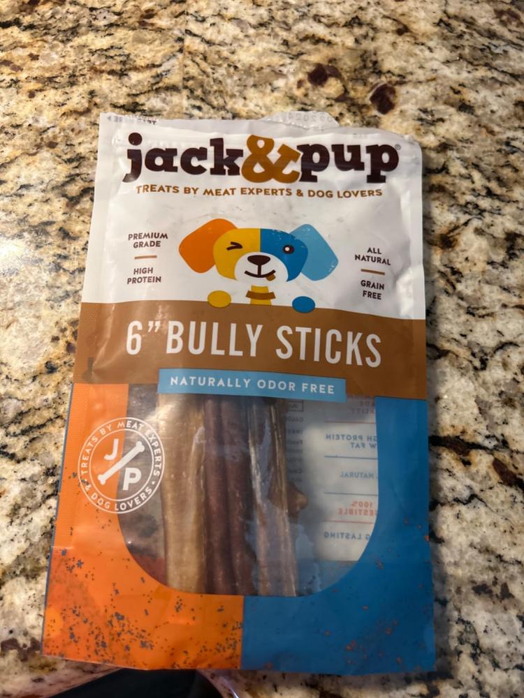 6-Inch Standard Bully Stick - Customer Photo From Lydia Sherman