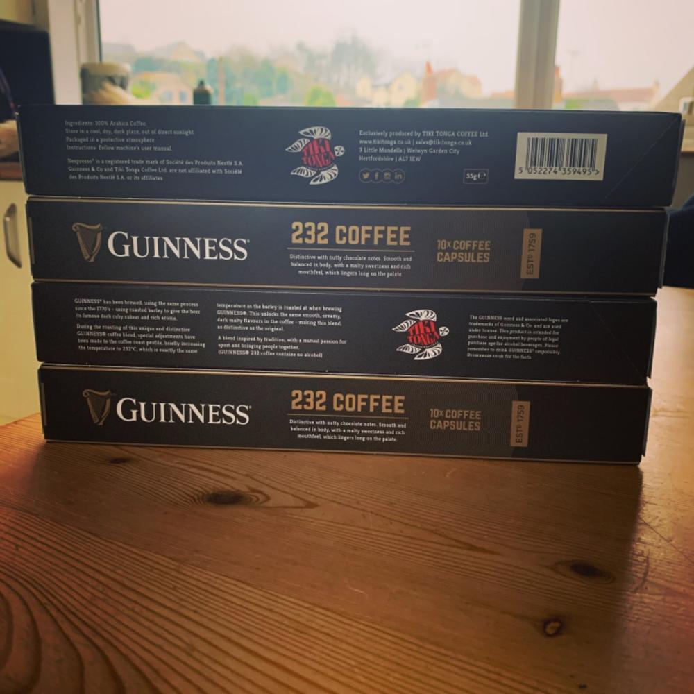 Guinness 232 Coffee (10 Capsules) - Customer Photo From Nick .