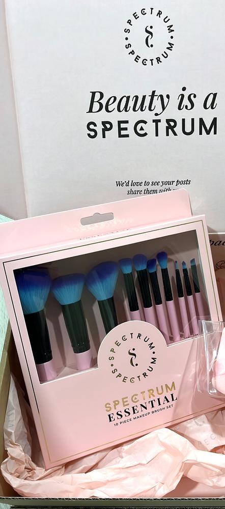 10 Piece Essential Makeup Brush Set - Customer Photo From Liz 