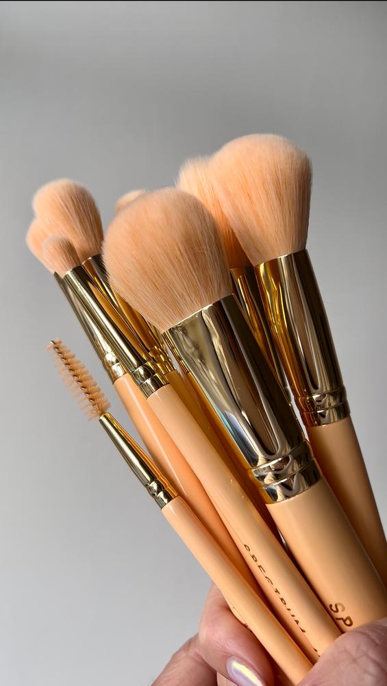 Glam Clam 10 Piece Makeup Brush Set in Bag - Customer Photo From Laura 