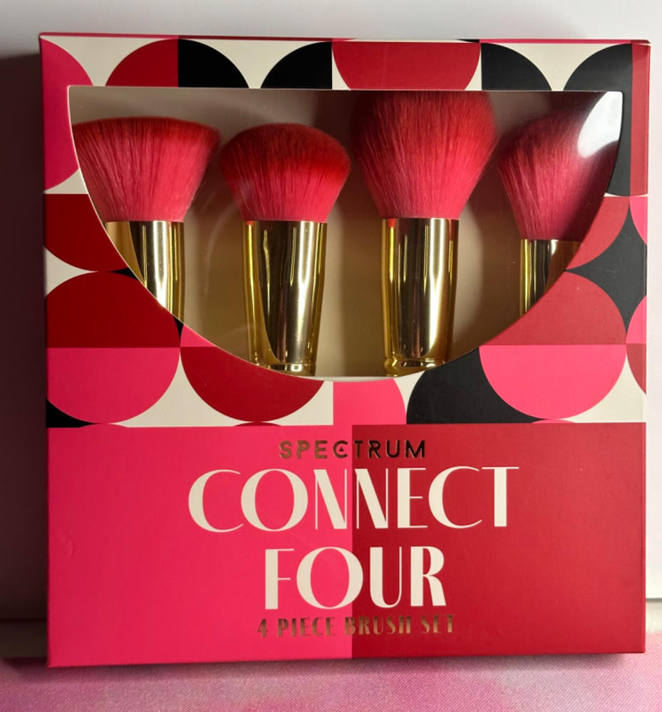 Beauty Games - Connect Four Midi 4 Piece Brush Set - Customer Photo From Joanne Hull