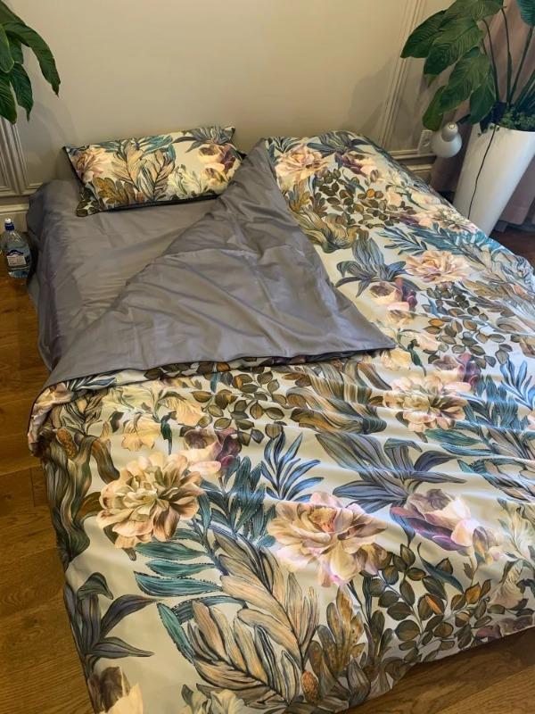 Tropical Leaves Duvet Cover & Sheet Set (Egyptian Cotton) Forhabitat