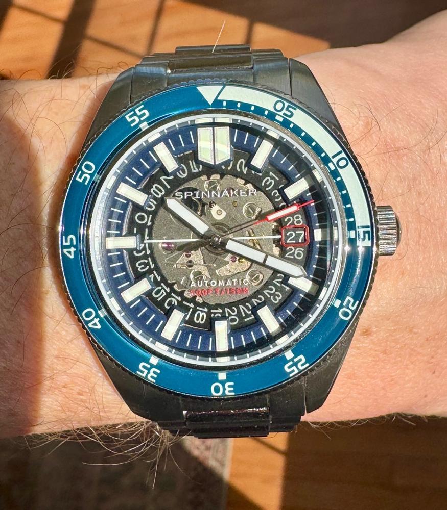 Moonlight Blue | Fleuss Automatic Severn Edition – Spinnaker Watches