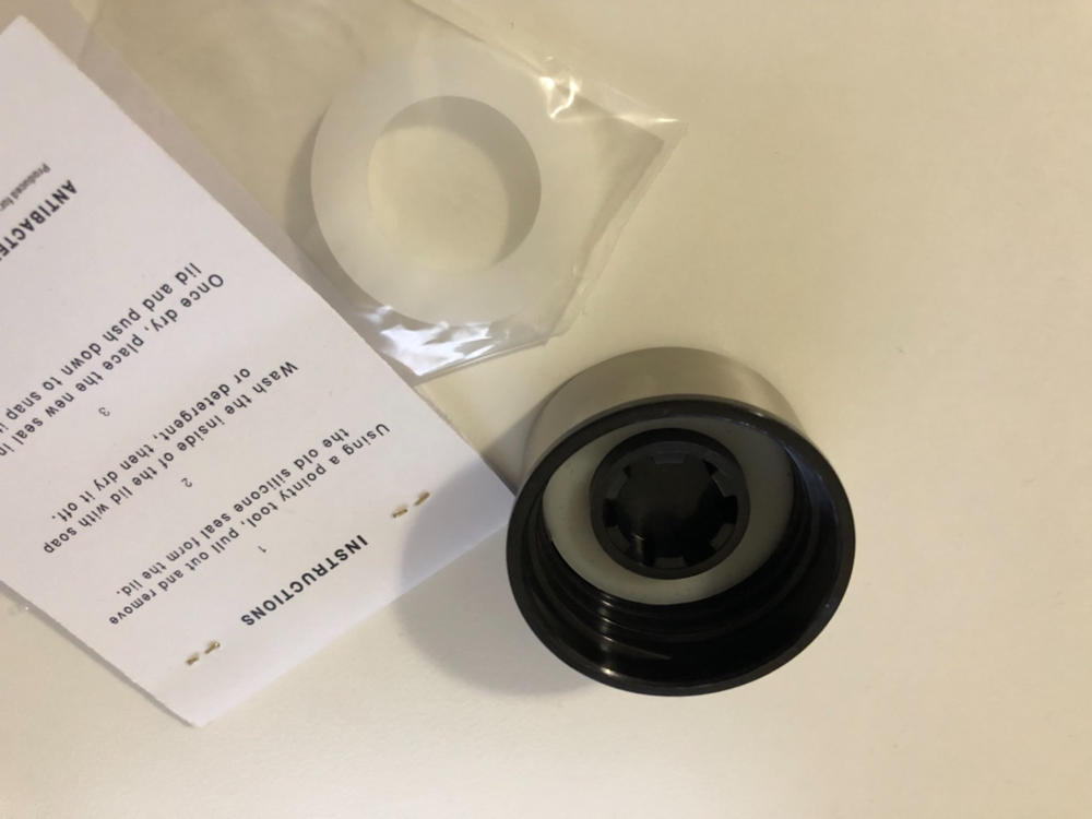 Sealing rings for EQUA glass cap - Customer Photo From Vladimír Schmidt
