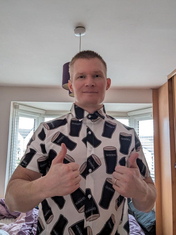 Black G Hawaiian Shirt - Customer Photo From Tim