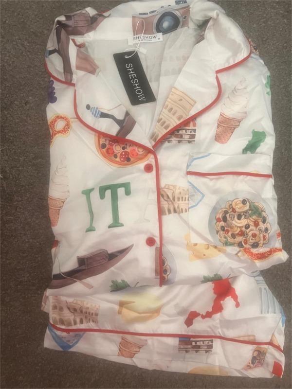 Italy Roma Travel Pajama Set - Customer Photo From Anonymous