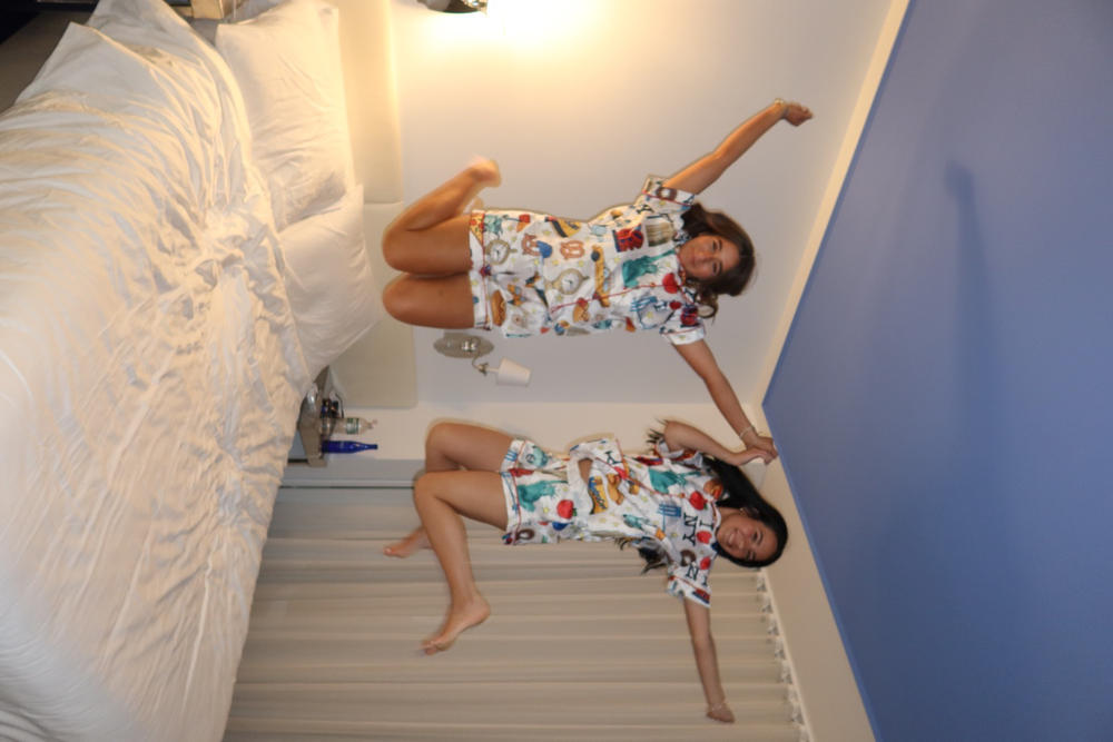 New York City Satin Pajama Set For Women - Customer Photo From aimee Koenig
