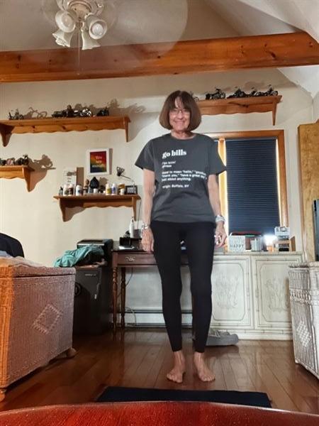 Go Bills Buffalo Bills Football Tee For Women - Customer Photo From James Davenport