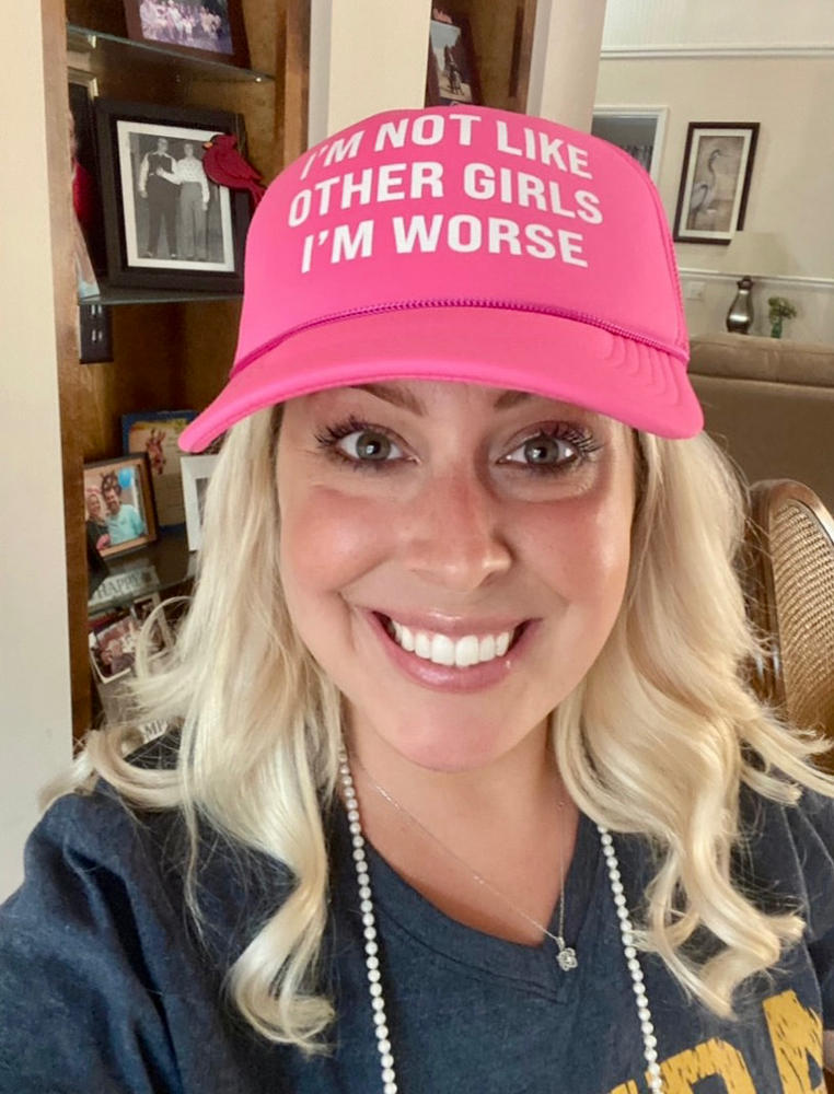 Hot Girl Trucker Hat - Customer Photo From Amanda ODonnell