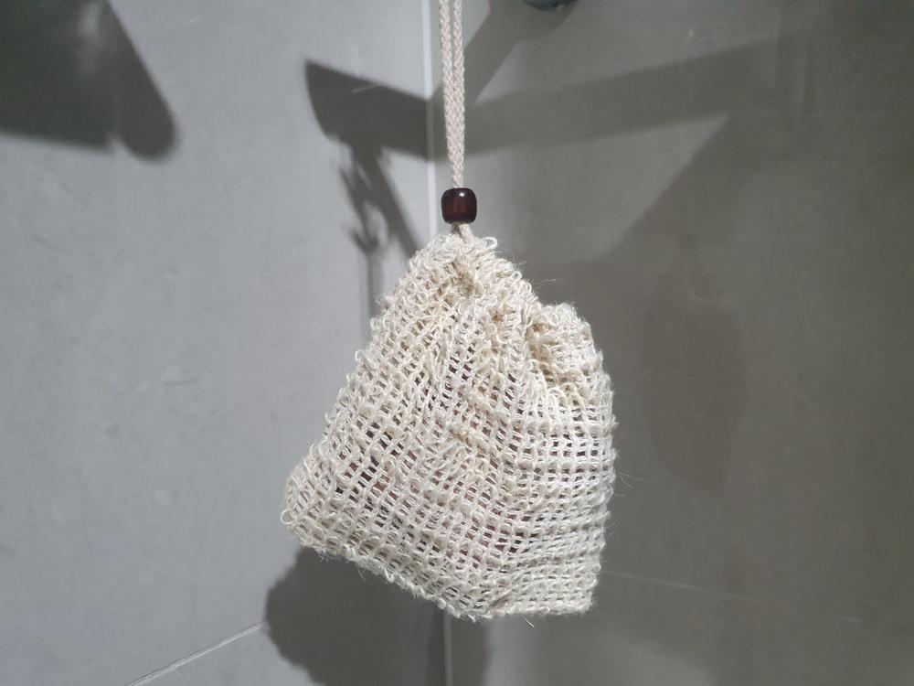 Sisal Soap Bag - Customer Photo From Anonymous
