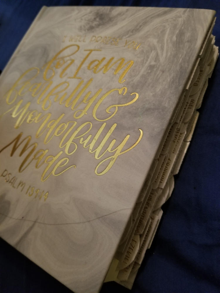 Marble Bible Tabs Bibles and Coffee