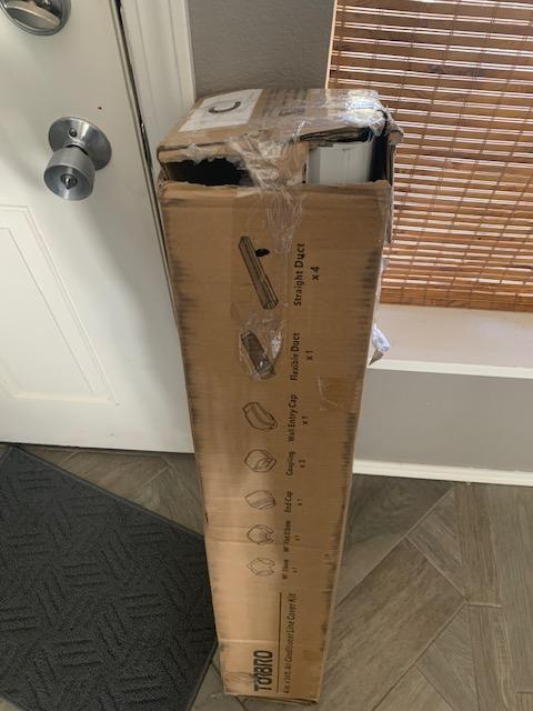 Decorative PVC Line Cover Kit for Mini-Split AC - Customer Photo From Drew W 